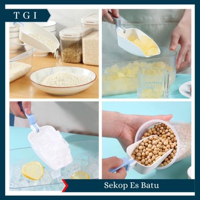 

Terlaris Tgi - Serokan Es Batu Sendok Plastik Multifungsi Sekop Beras Tepung
