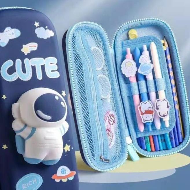 

ASB 7S Kotak Pensil Anak Motif SANRIO KUROMI Tempat Pensil Squishy Kotak Pensil Alat Tulis Stationery Sekolah