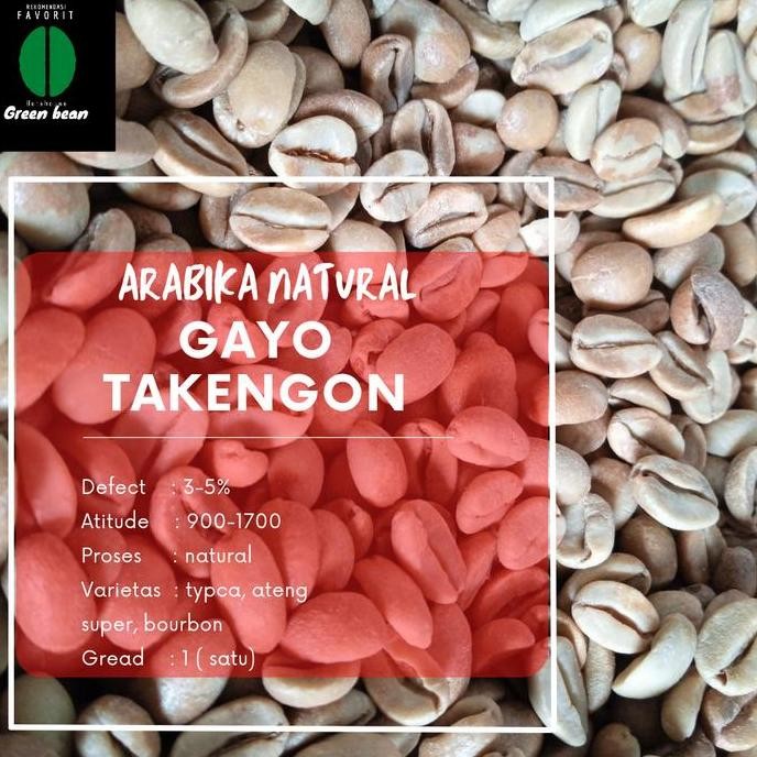 

ready stock green bean / biji kopi - 1kg - ARABIKA NATURAL GAYO TAKENGON