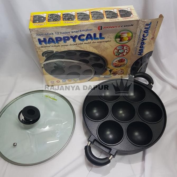TERMURAH - happy call  cetakan kue teflon 7 lubang cekung - happycall lubang 7 cekung - cetakan kue 