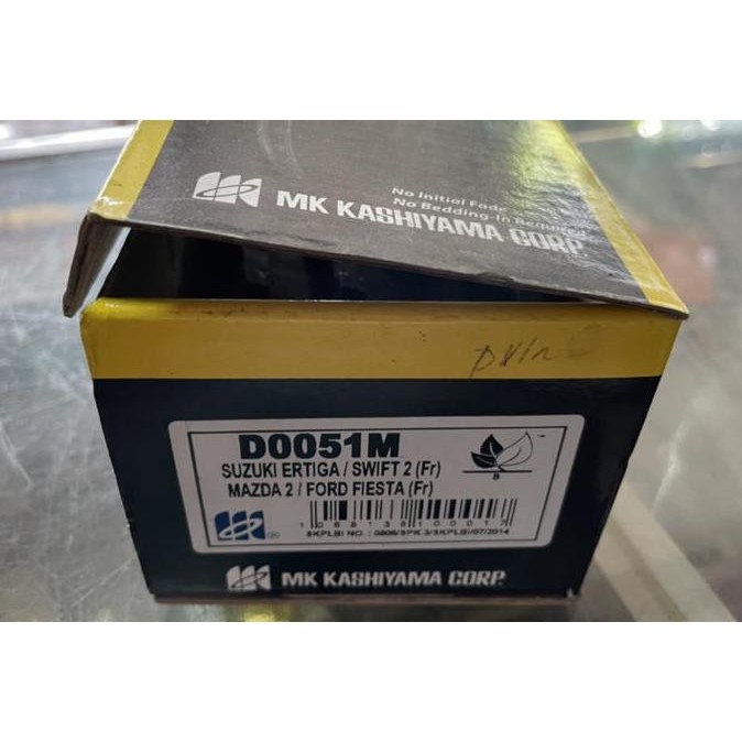 Kampas Rem Depan Ertiga Mazda 2 Ford Fiesta Mk Kashiyama Terlengkap