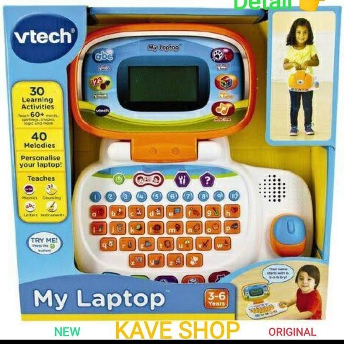 baru  VTech My Laptop Orange Mainan Edukasi Anak - NEW - ORI - RECOMMENDED