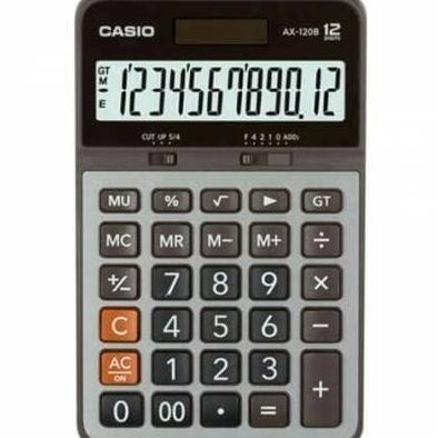 

Ok75 edf-62 KALKULATOR DESKTOP KANTOR CASIO AX-120B / CALCULATOR MEJA AX12B Viral Murah