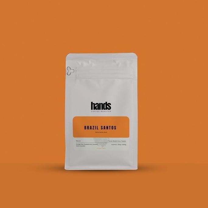

ready stock Biji Kopi Arabica Brazil Santos - Espresso Coffee Beans 200gr | 1000gr