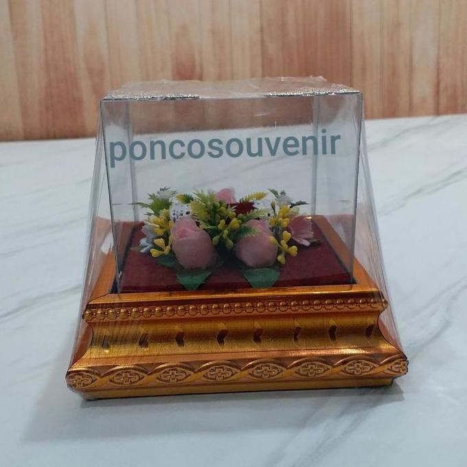 ready !!! Tempat cincin mahar frame mika