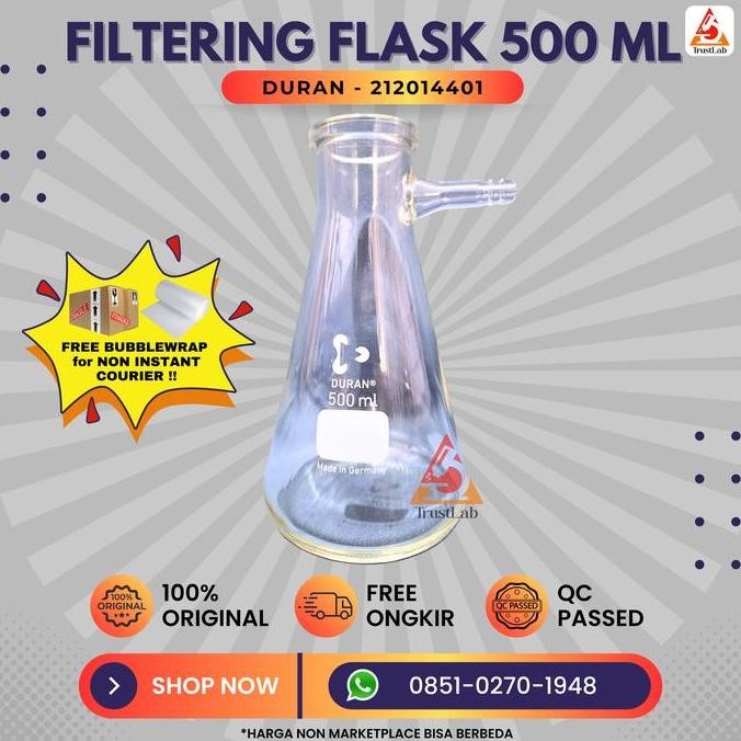 Filtering Flask 500 ml Duran | Filter Flask 500 ml Duran | Filtering Flask 500ml Duran