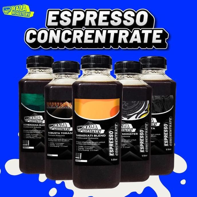 

ready stock Espresso Cair / Konsentrat kopi | Coffee Concentrate 1 liter
