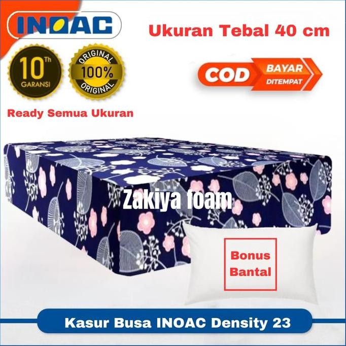 ready Kasur Busa Inoac Tebal 40 cm Ukuran 200x90x40, 200x100x40, 200x120x40, 200x145x40, 200x160x40,