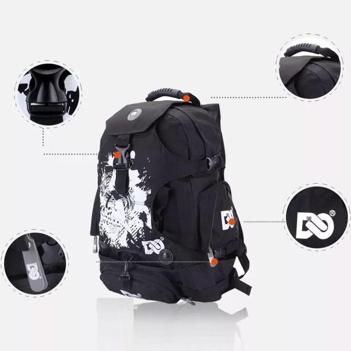 Tas inline skate Sepatu roda backpack Pro original denuoniss