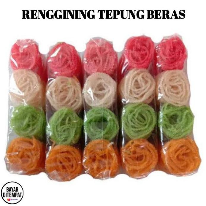 

Terlaris Renggining Tepung Beras Gurih Isi 30 Pcs