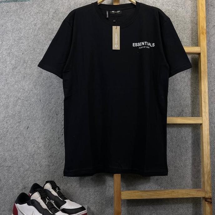 ready stock TEE T-SHIRT KAOS BAJU ESSENTIALS LOGO BINTANG PREMIUM FULL TAG & LABEL