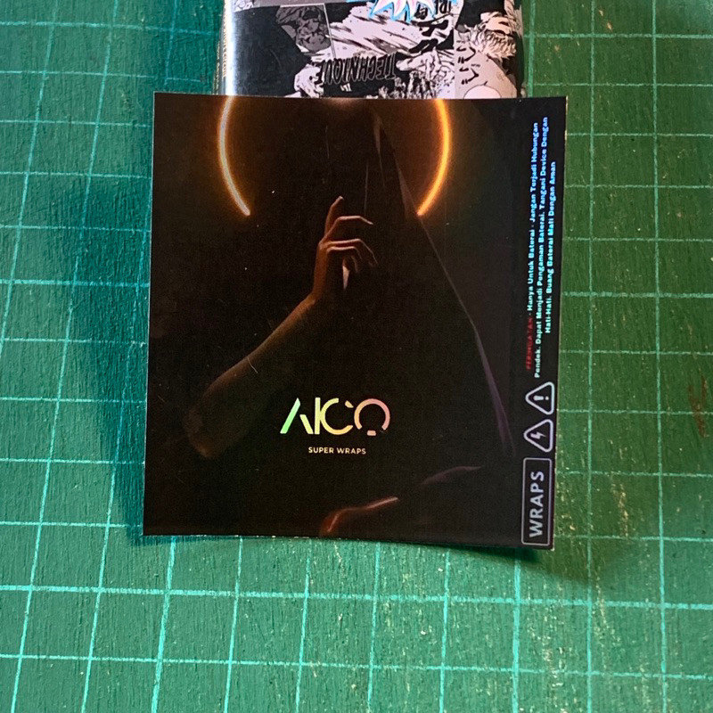 

Get2pcs Aico Wrap Baterai 18650 Hologram Super Anime Satan 73 Garskin Casing Motif Dan Bisa Custom Bayar Ditempat