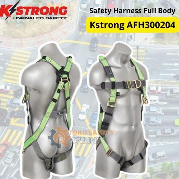 Kstrong Body Harness Afh300204 / Safety Full Body Harness Original