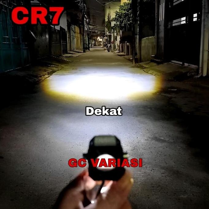 Lampu Tembak Laser D2 Mini CR7 Kotak Jauh Kuning Dekat Putih Lampu D2 Kotak Mini CR7 1045 murah