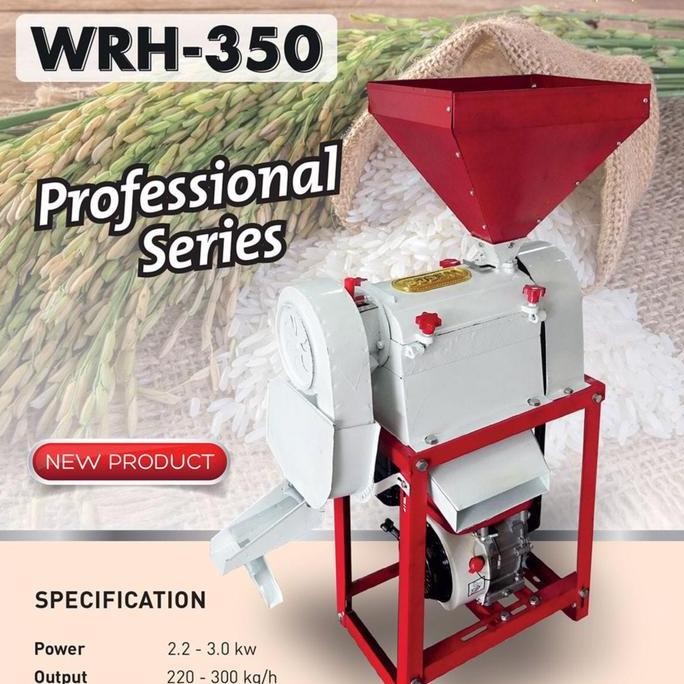 

Terlaris Rice Huller Mesin Pemecah Kulit Gabah Kering Giling Padi Wesco Wrh 350