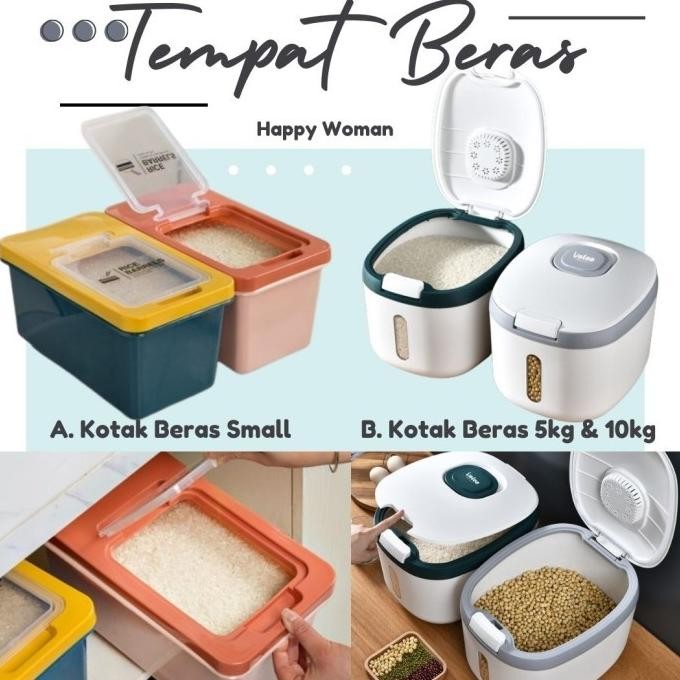 

Terlaris Sedia Kotak Penyimpanan Beras Tepung Box Serbaguna Rice Barrels S Lb036