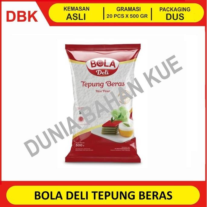 

Terlaris Bola Deli Tepung Beras 500 Gr - 1 Dus 20 Pcs
