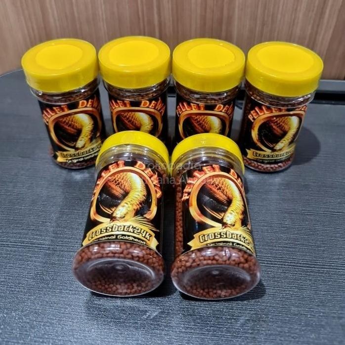 Terlaris Pelet Ikan Pelet Dewa Arwana Golden Crossback 24K Super Red 50 Gram
