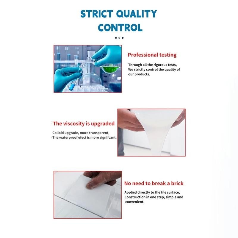 [Pengiriman Cepat]Lem Transparan Anti Bocor,Cat Anti Rembes Tembok,Tahan Lama Tidak Terkelupas,Lem A