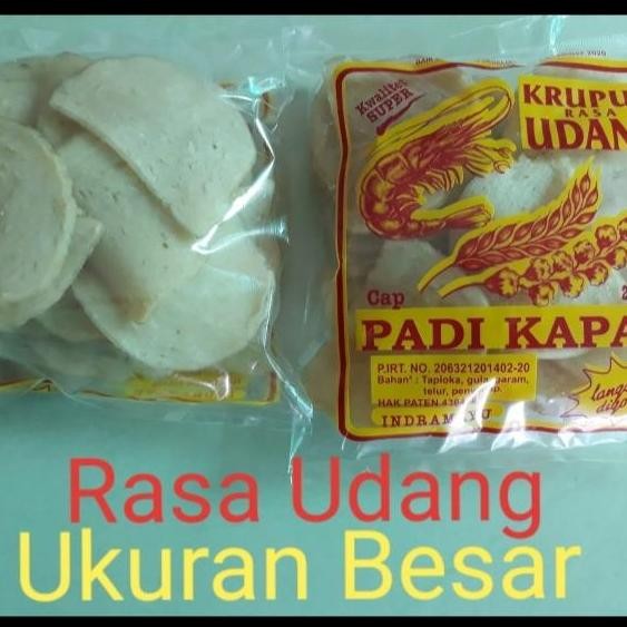 

Terlaris Krupuk Udang Padi Dan Kapas Ukuran Besar-250Gram