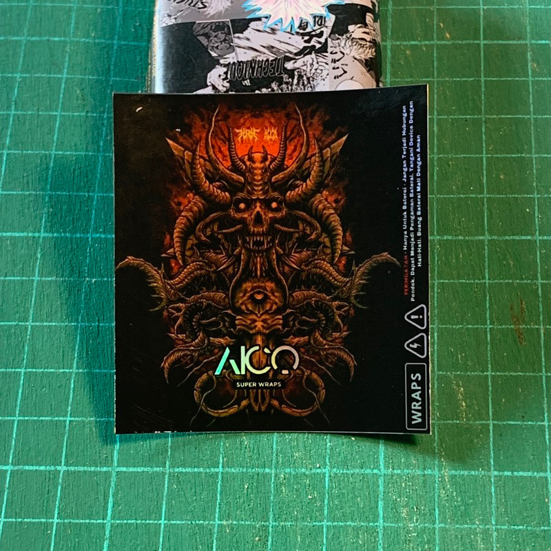 

Get2pcs Aico Wrap Baterai 18650 Hologram Super Anime Satan 87 Garskin Casing Motif Dan Bisa Custom Bayar Ditempat
