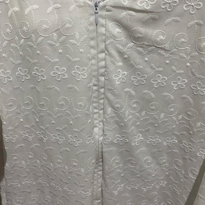 Gamis Katun Umroh Haji Katun Bordir Katun Polos Putih Bunga motif muslim Jepang Rempel Dress Wanita 