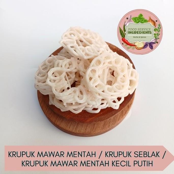 

&<&<&<&] Krupuk mawar mentah 100gr / krupuk seblak / krupuk mawar mentah kecil putih