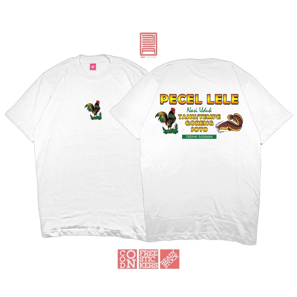 Kaos SPANDUK PECEL LELE LAMONGAN MEME T-Shirt Anime Manga Baju Jepang DJA CLOTH TEE