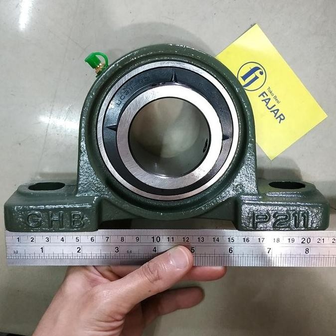 ------] Lahar bearing duduk pillow block 211 - 32 untuk As 2 inch
