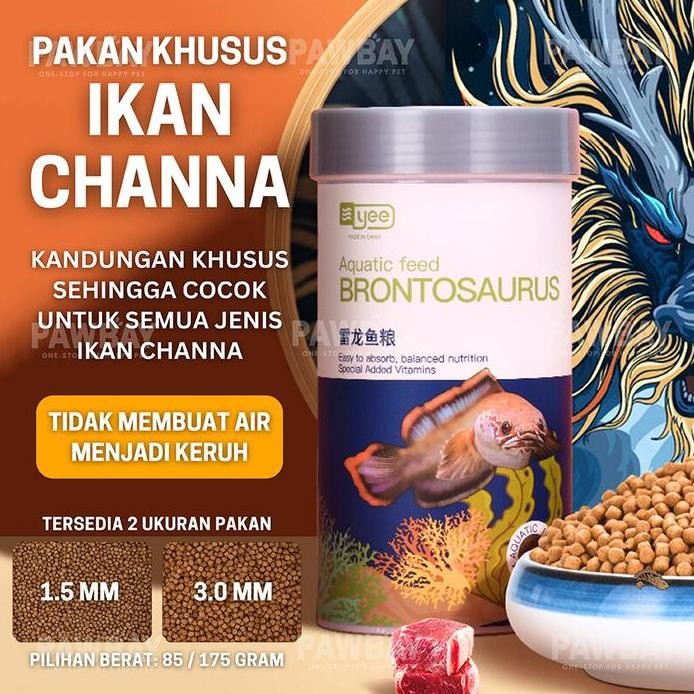 Terlaris Pelet Pakan Ikan Channa Premium / Ikan Channa/ Makanan Ikan Channa
