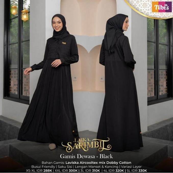 NIBRAS LAIKA GAMIS WANITA