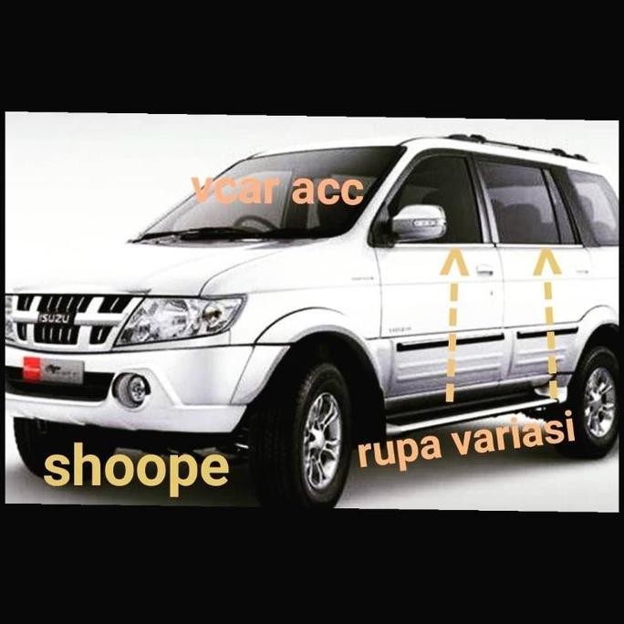 New lis LIST kaca samping pelipit PINTU MOBIL ISUZU panther new kapsul 1997 sampai  2022 1998 1999 2