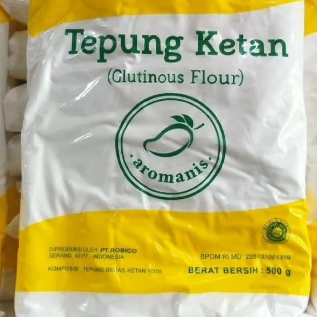 

Terlaris 500Gr Aromanis Tepung Beras Ketan Glutinous Rice Flour Halal Riau Cod