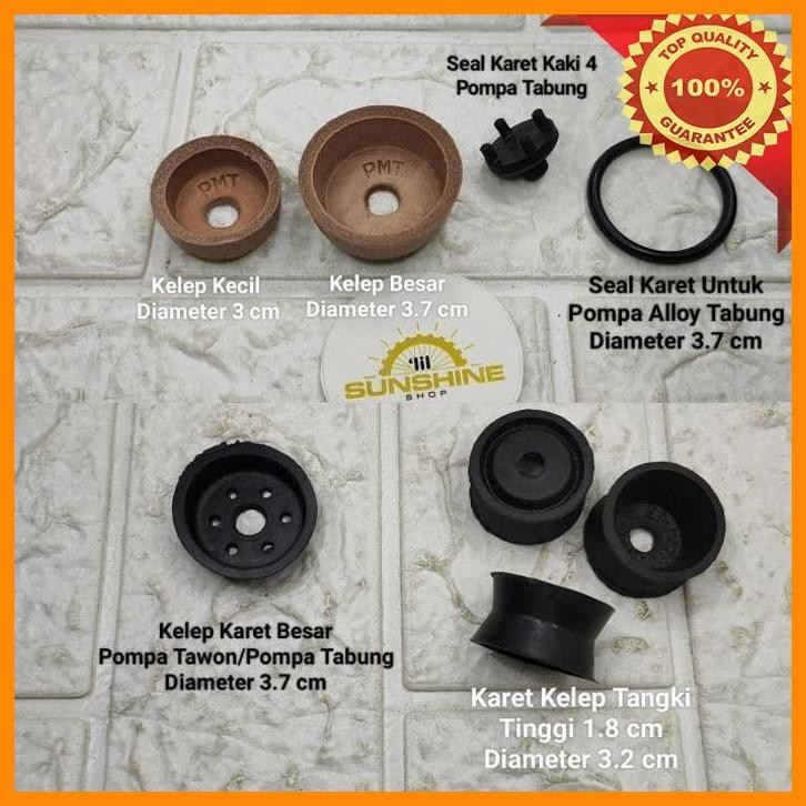 [LSS] KELEP POMPA ANGIN SEPEDA / SEAL KARET POMPA TABUNG ANGIN ALLOY