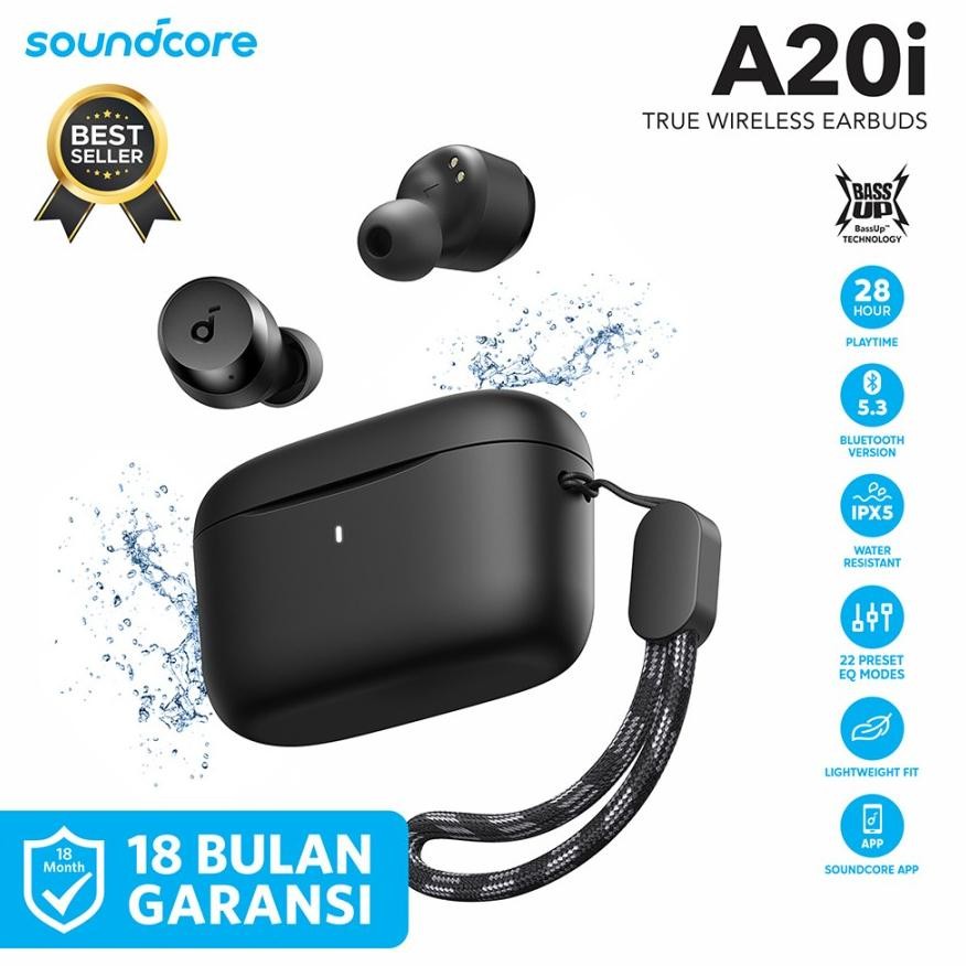 TWS Anker SoundCore A20i - A3948 headset earphone bluetooth