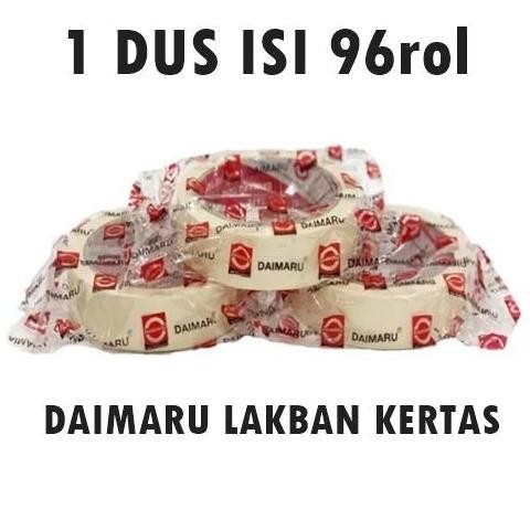 

DAIMARU Lakban Kertas 1 DUS isi 96 rol
