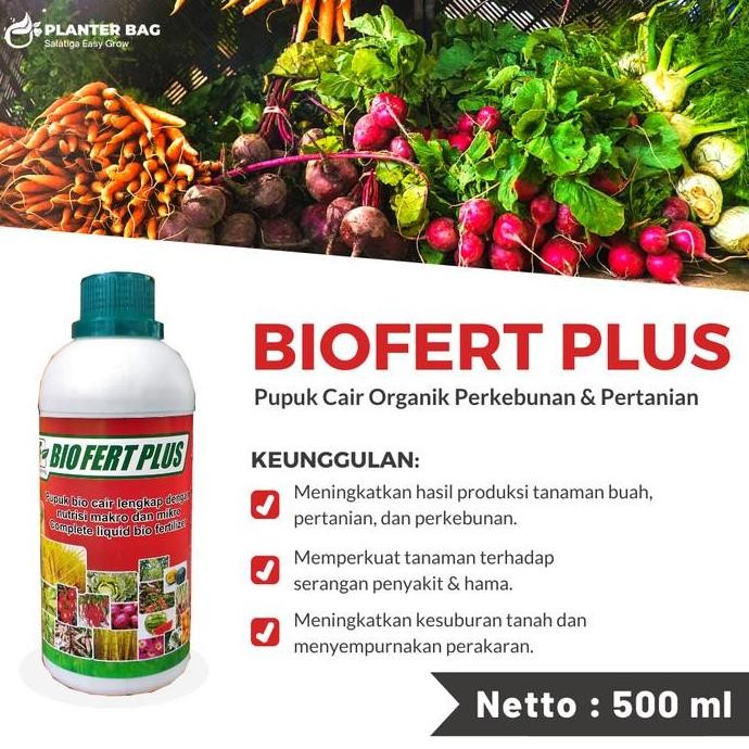 

Terlaris Pupuk Organik Cair Pupuk Mencegah Hama Biofert Plus 500 Ml Tanaman