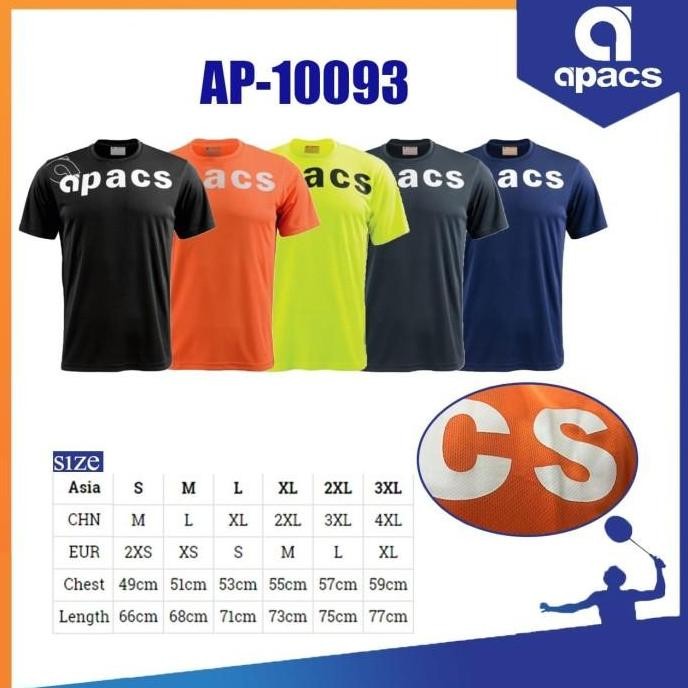 Produk Baru APACS KAOS BADMINTON APACS 10093 ORIGINAL