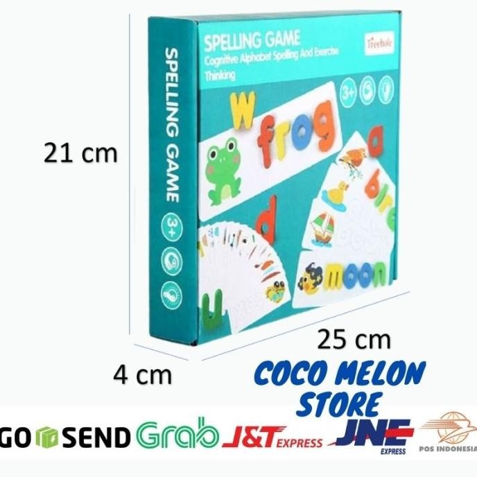 

Spelling Game Treehole Baru Versi Frog - Mainan Edukasi Anak PAUD TK L21JA