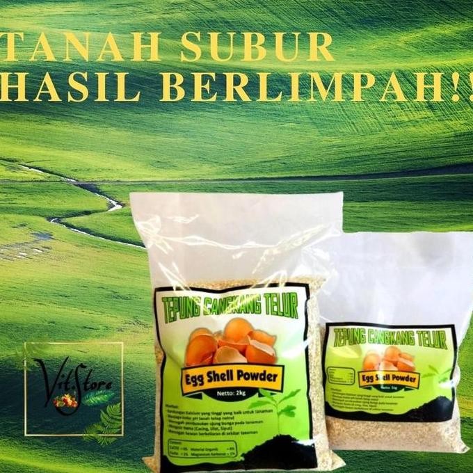 

Terlaris Joss Tanah Subur Hasil Panen Berlimpah!!! Tepung Cangkang Telur 1Kg '