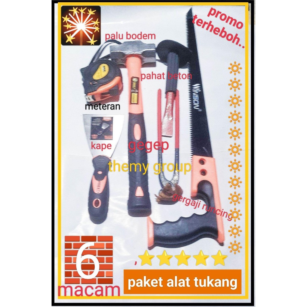 PROMO TERBARU... PERALATAN TUKANG VIRAL/ALAT TUKANG BOBOK/SATU PAKET ALAT