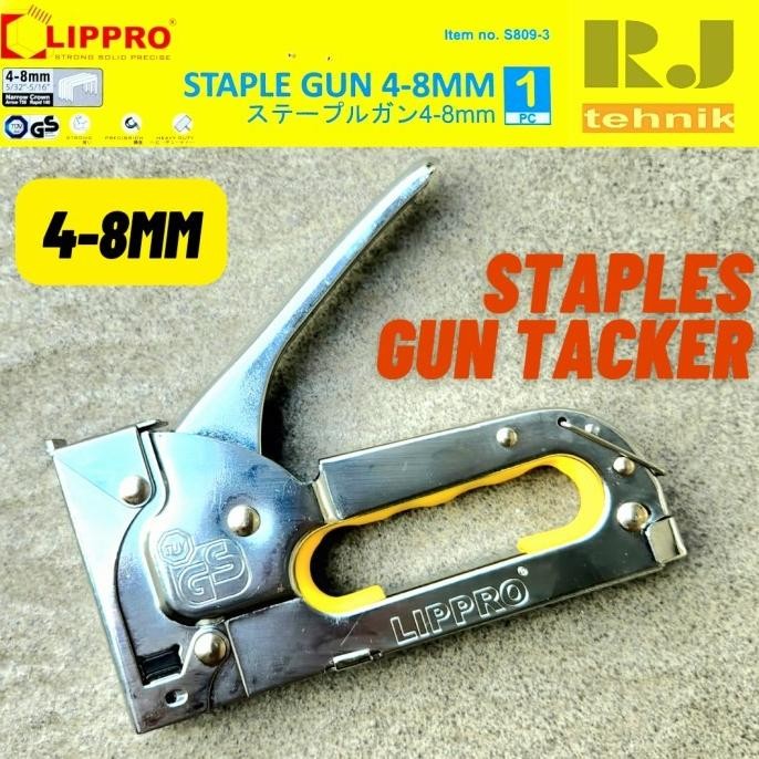 

Promo Staple Gun Stapler Jok Motor Hekter Staples Gun Tacker 4-8mm Lippro COD