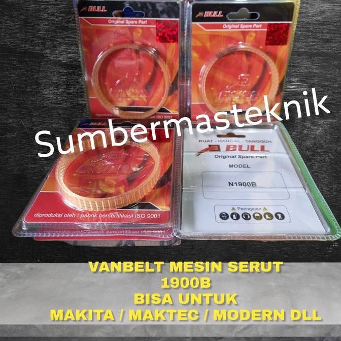 VANBELT MESIN SERUT KETAM MAKITA 1900 B / MAKTEC MT190 MT191 MT192 TERMURAH