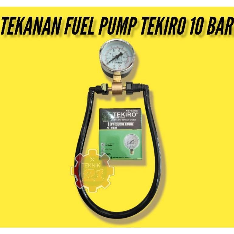 FUEL PUMP TESTER ALAT TESTER FUEL PUMP PRESURE GAUGE TEKIRO