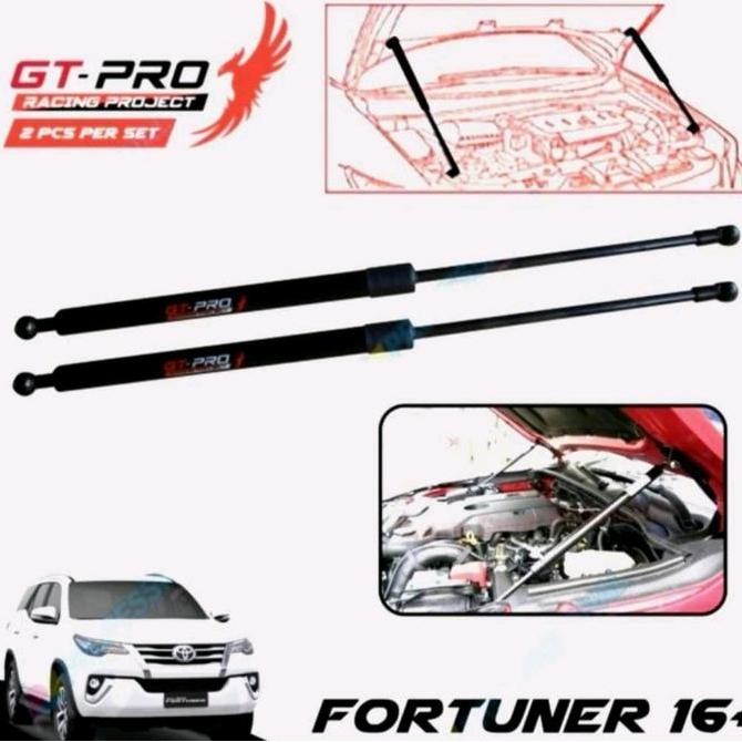 New HOOD DUMPER ENGINE SHOCK KAP MESIN MOBIL GT PRO FORTUNER 2016 ON, XPANDER 2017 ON, RUSH TERIOS 2