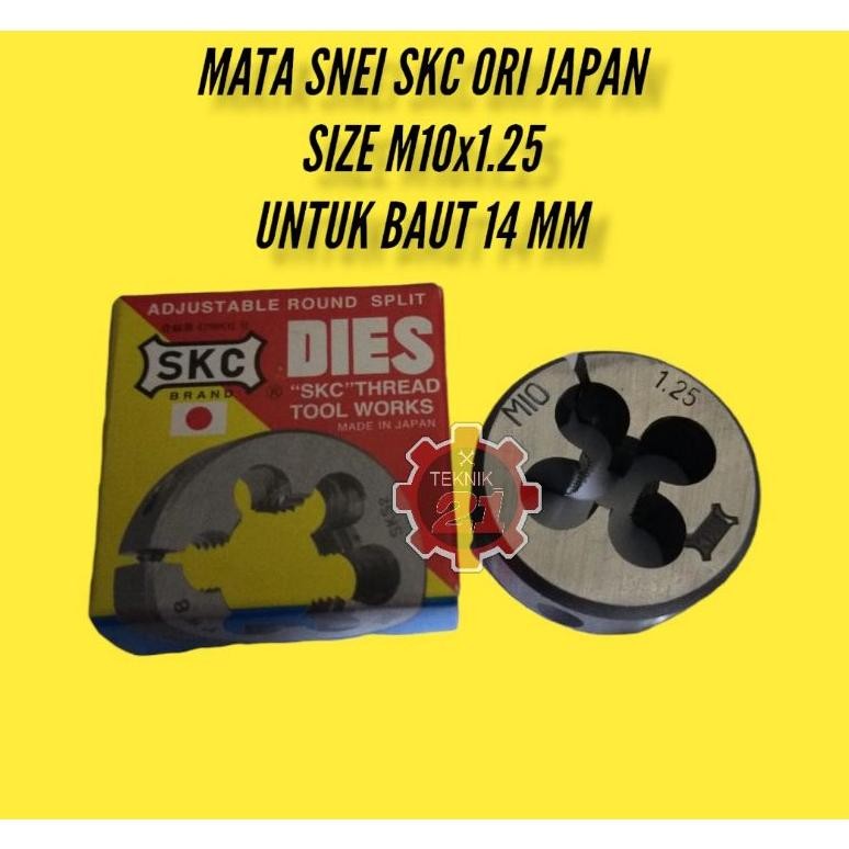 MATA SNEI M10X1.25 SKC ORI JAPAN ALAT MAL DRAT M10X1.25 MATA SNEI SKC JAPAN