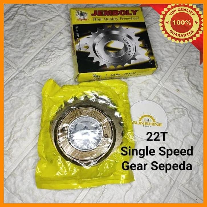 [LSS] FREEWHEEL GIR SEPEDA 22T JEMBOLY JB-F022 GEAR BELAKANG SINGLE SPEED
