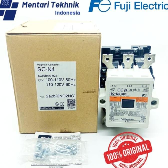 Sc-N4 110Vac Magnetic Contactor Fuji Electric Original