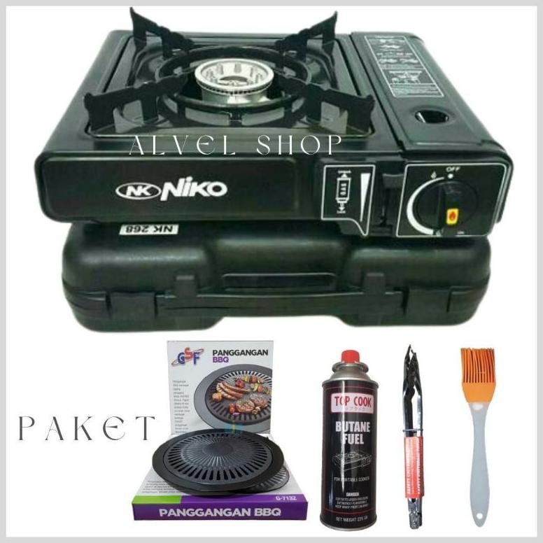 kompor portable 2in1/kompor gas portable