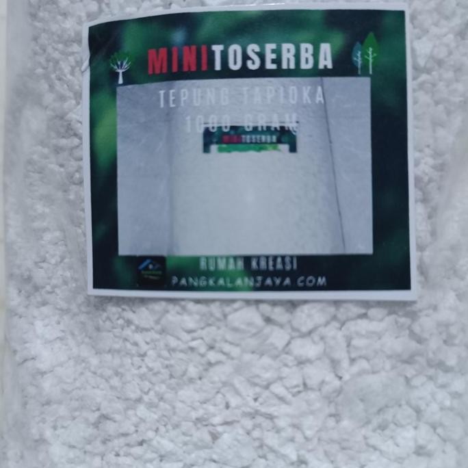 

Terlaris Tepung Tapioka Kasar/Tepung Singkong/Aci/Kanji 1Kg